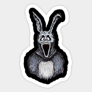 Frank the SCREAMing Bunny Sticker
